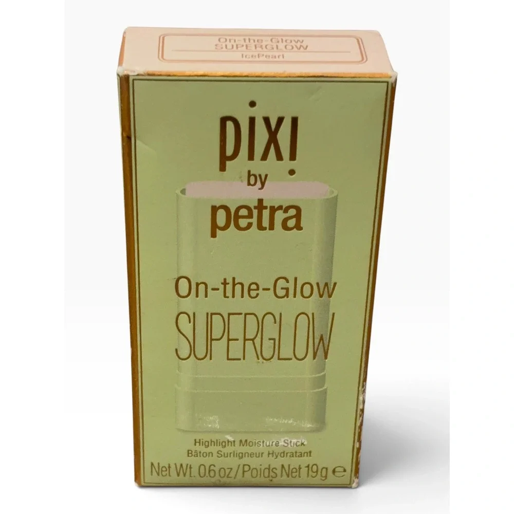 Pixi by Petra On-the-Glow Superglow Highlight Moisture Stick IcePearl 0.6oz NEW